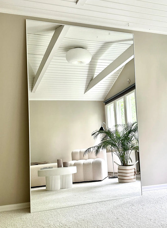 Large Framed Mirror | Mirror with Black Frame | Full Body Mirror